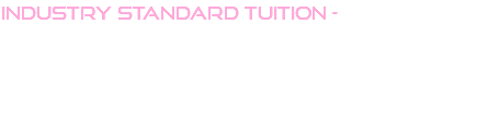 Industry standard tuition - Learn from the best in the industry from our experienced tutors in our 8 week intensive course! Or Study in your own time with our flexible plans.